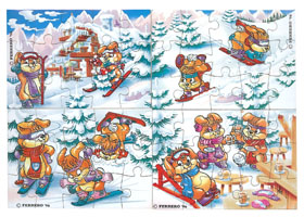 BPZ 1996 " Puzzle " Hanny Bunnys " OR
